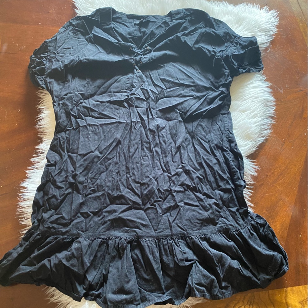 Lucky Brand Size Medium Black Tunic